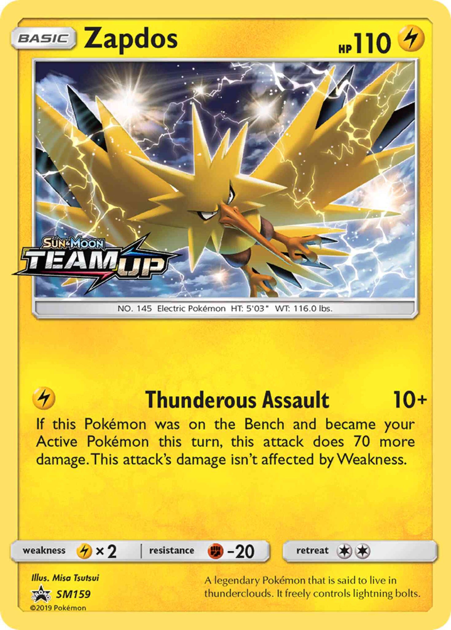 Zapdos - SM159 - Promo [smp-SM159] [Holo]