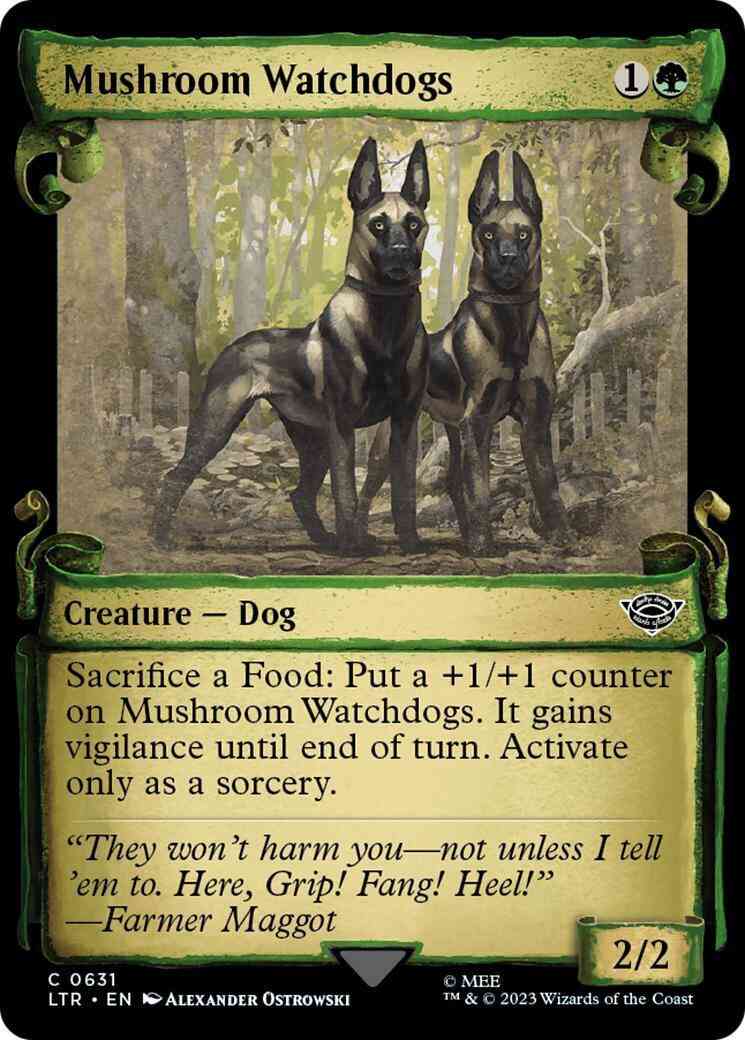 Mushroom Watchdogs [631] [Scrolls Showcase] [The Lord of the Rings: Tales of Middle-earth] [Non-Foil]