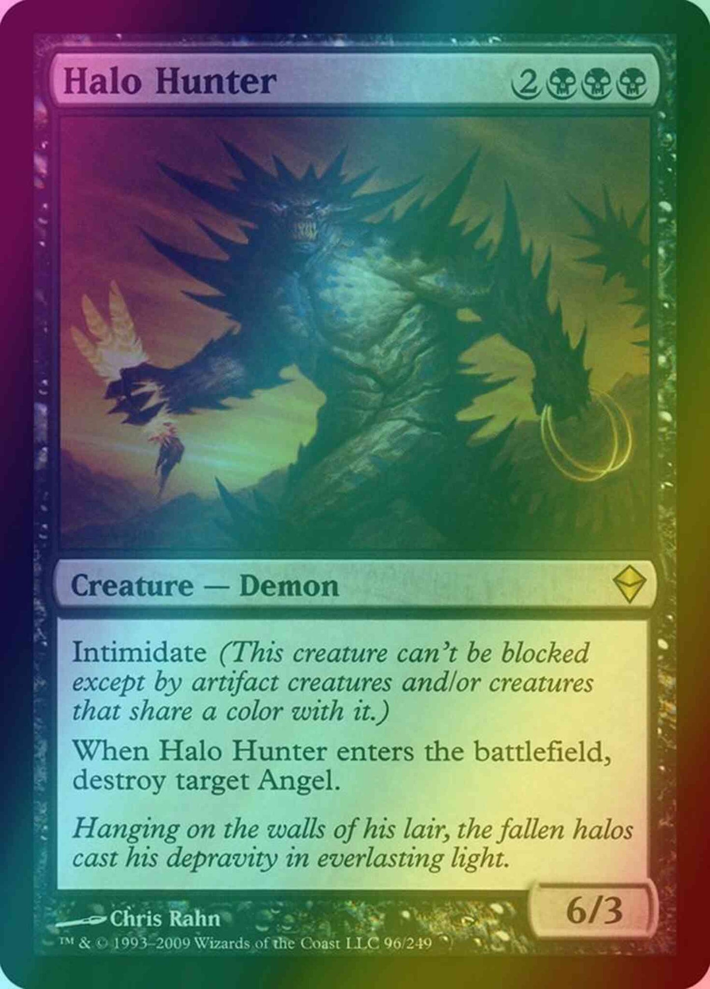 Halo Hunter [96] [Zendikar] [Foil]
