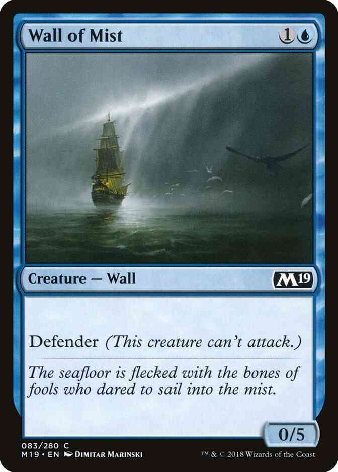 Wall of Mist [83] [Core Set 2019] [Non-Foil]