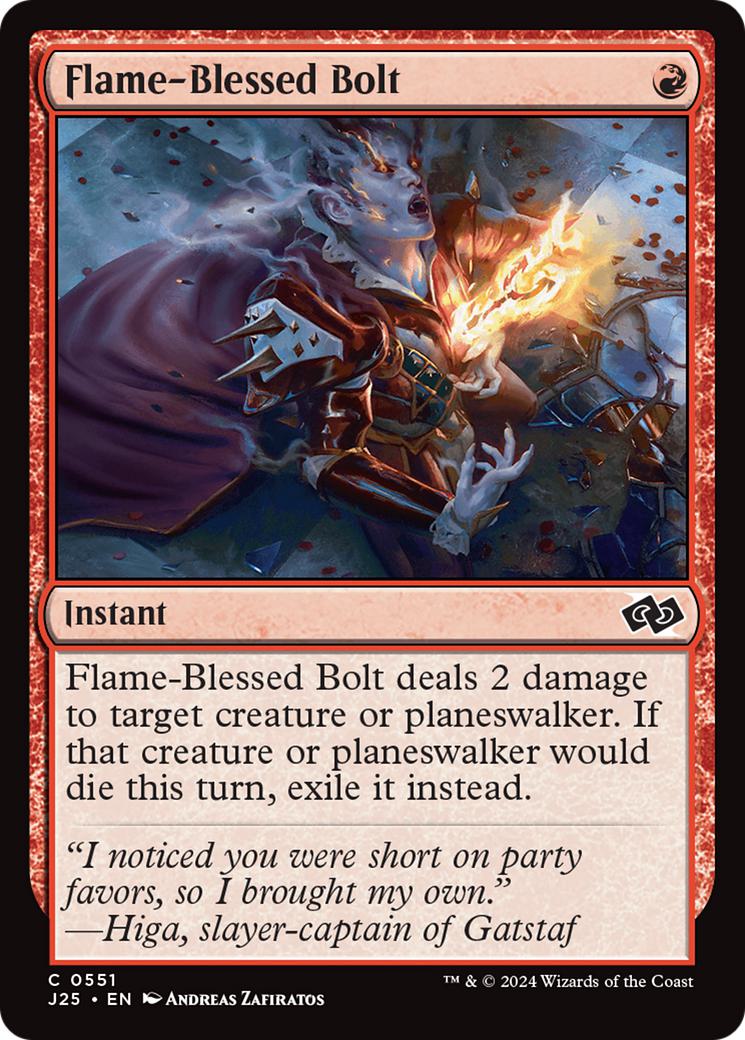 Flame-Blessed Bolt [551] [Foundations: Jumpstart] [Non-Foil]