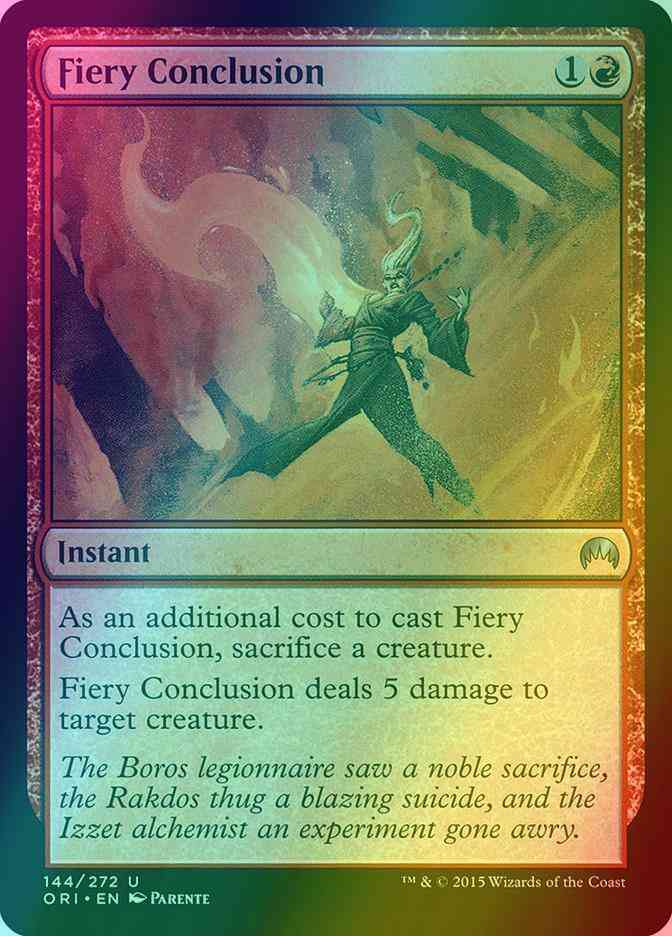 Fiery Conclusion [144] [Magic Origins] [Foil]