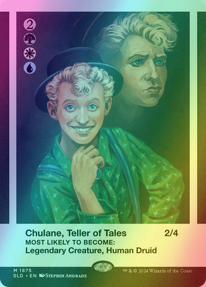 Chulane, Teller of Tales // Chulane, Teller of Tales [1875] [Borderless] [Class of '87] [Secret Lair Drop] [Foil]