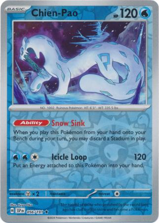 Chien-Pao - 056/191 - Rare [sv08-056] [Reverse Holo]