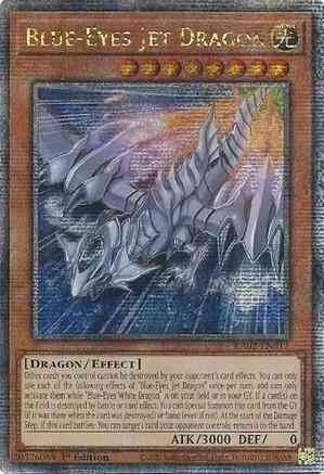 Blue-Eyes Jet Dragon - RA02-EN017 - Quarter Century Secret Rare - 1st Edition