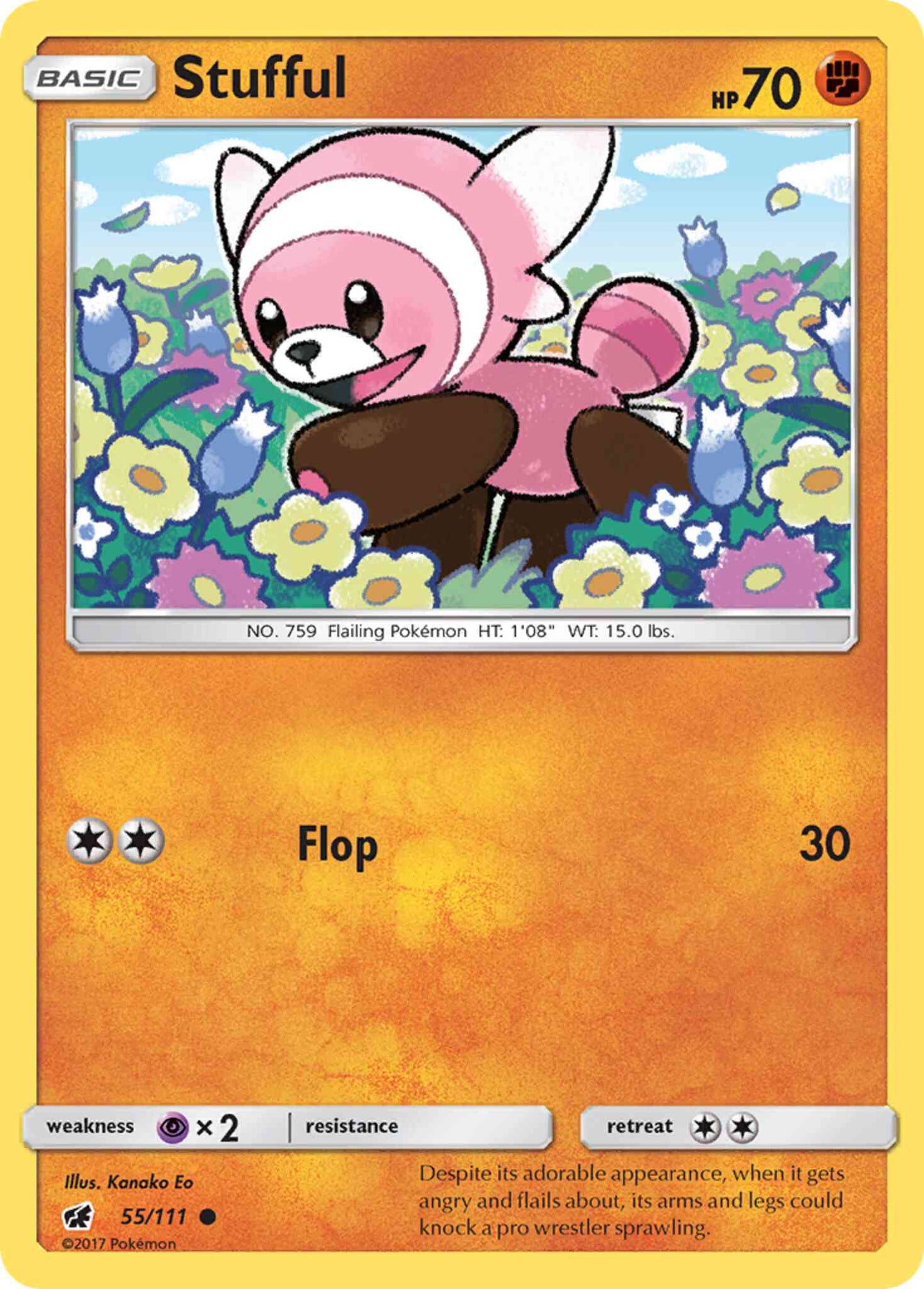 Stufful - 55/111 - Common [sm4-55] [Reverse Holo]