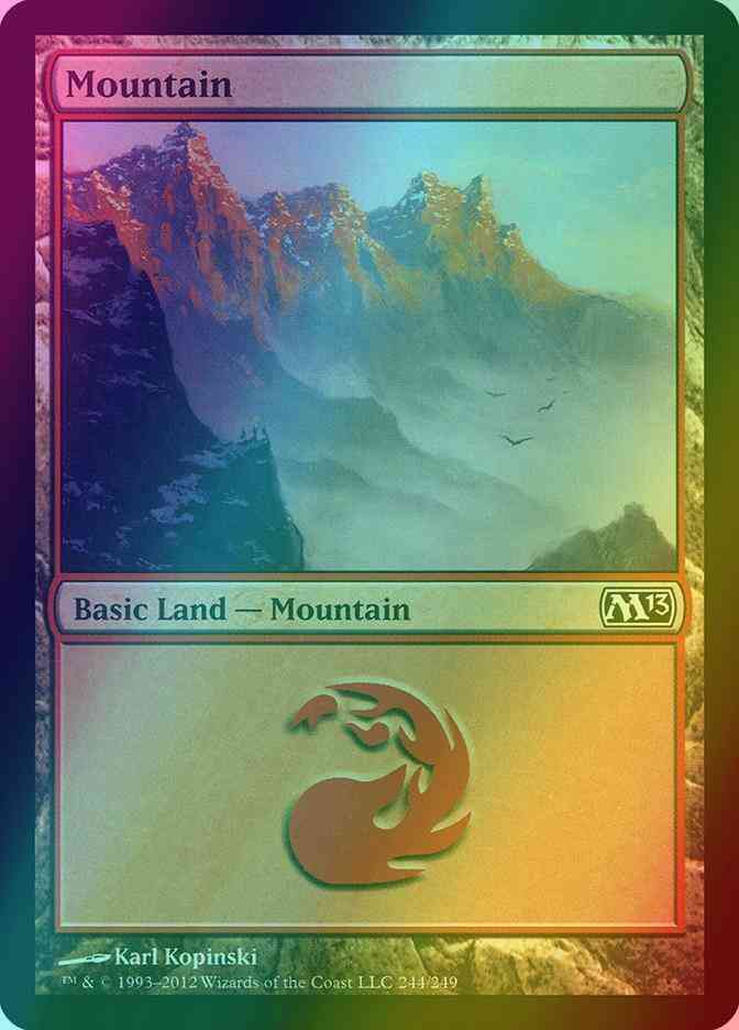 Mountain [244] [Magic 2013] [Foil]