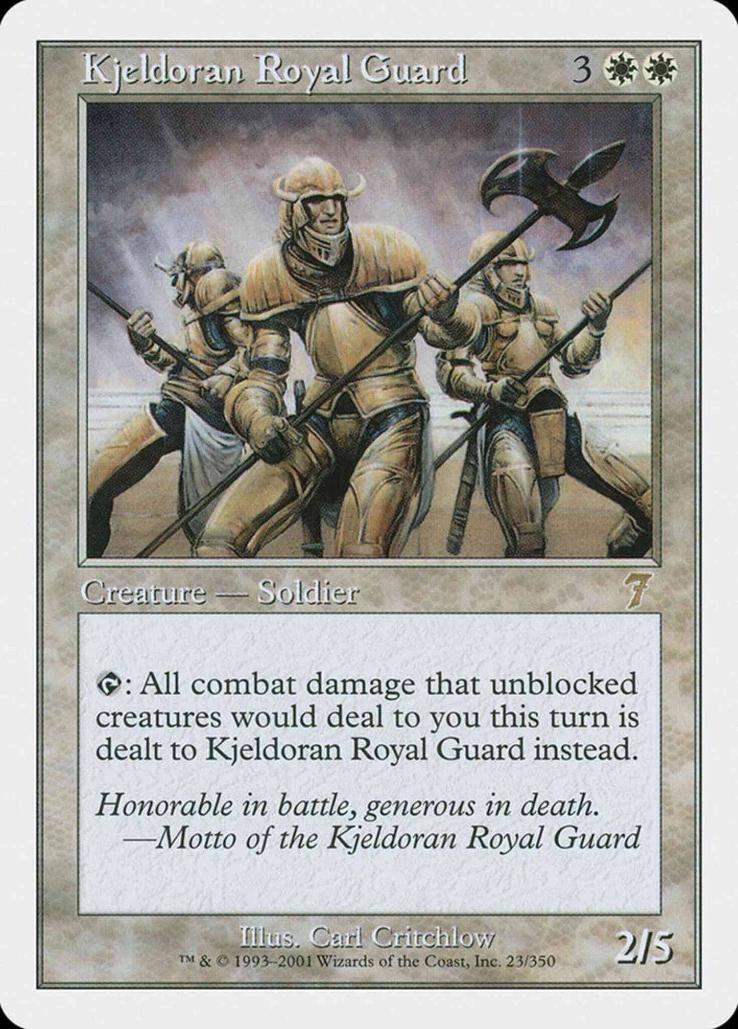 Kjeldoran Royal Guard [23] [Seventh Edition] [Non-Foil]