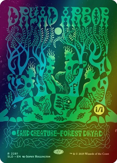 Dryad Arbor [2281] [Borderless] [Prints Charming] [Secret Lair Drop] [Foil]