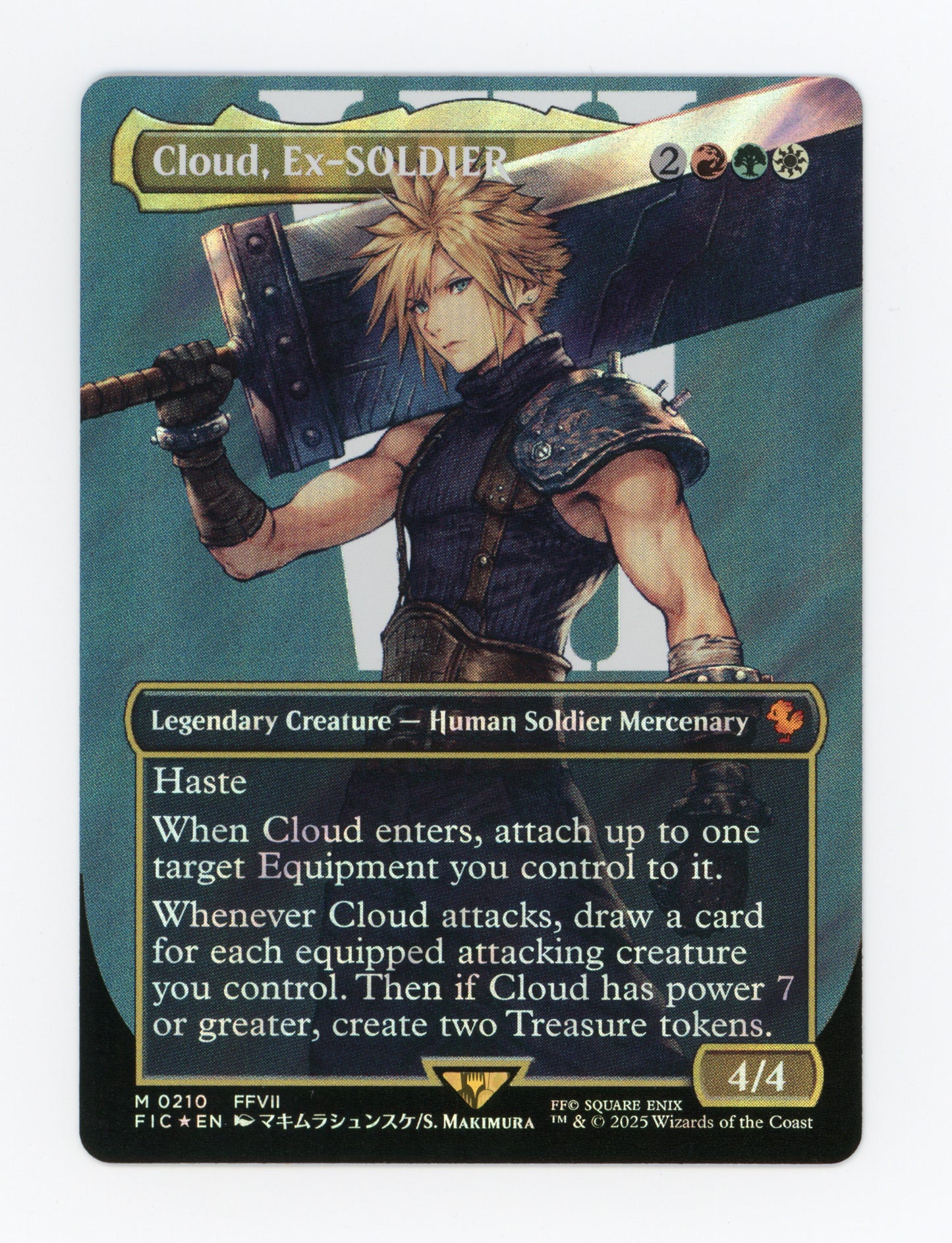 Cloud, Ex-SOLDIER — Borderless|Character|Surge Foil — ID 18586