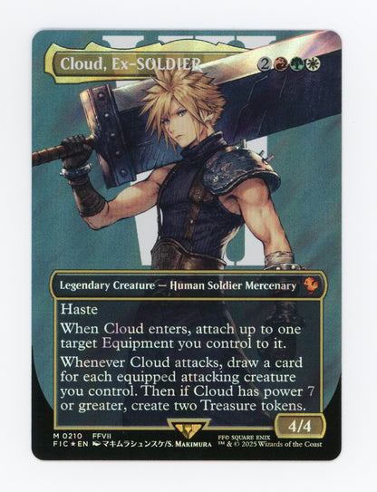 Cloud, Ex-SOLDIER — Borderless|Character|Surge Foil — ID 18586