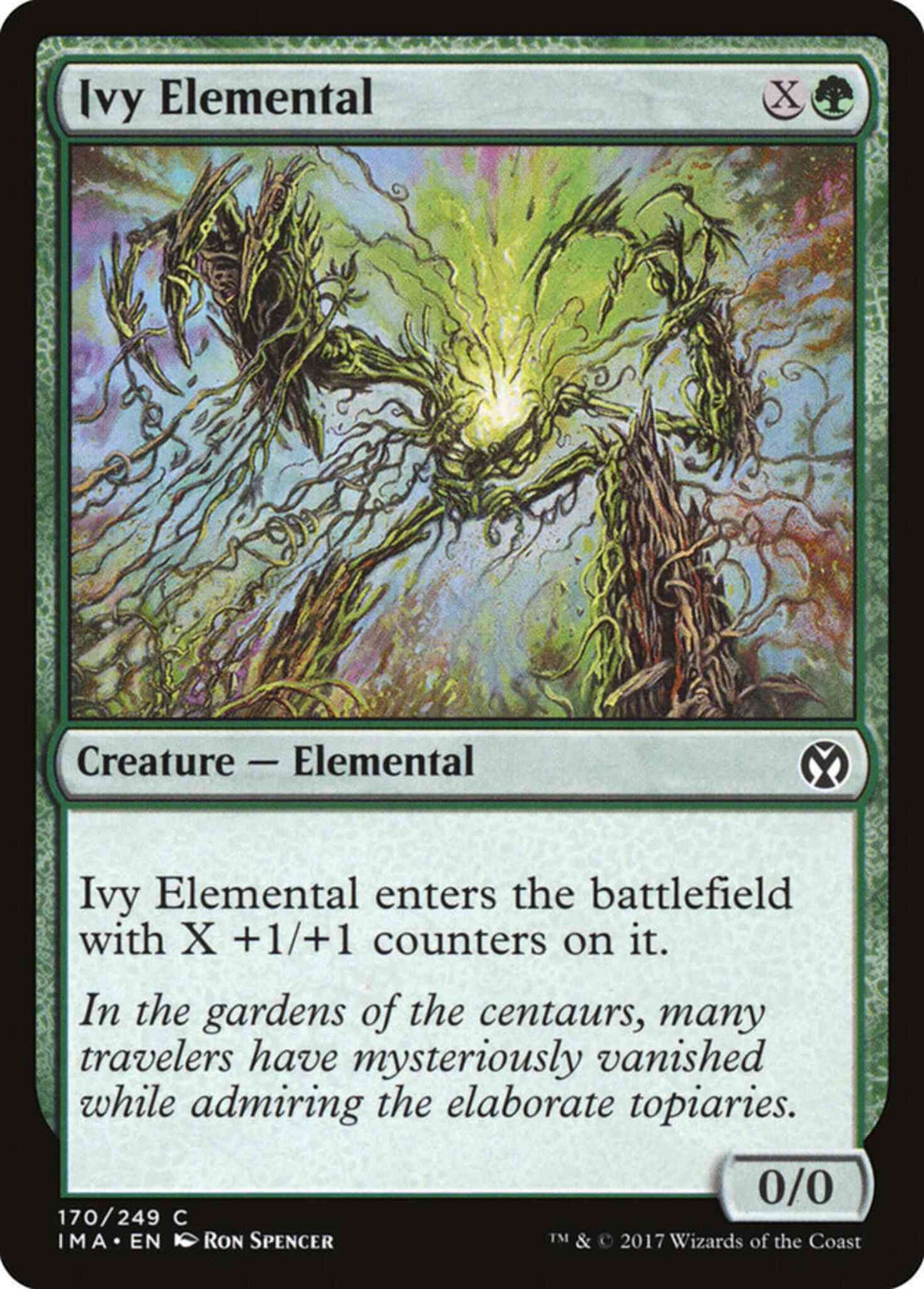 Ivy Elemental [170] [Iconic Masters] [Non-Foil]