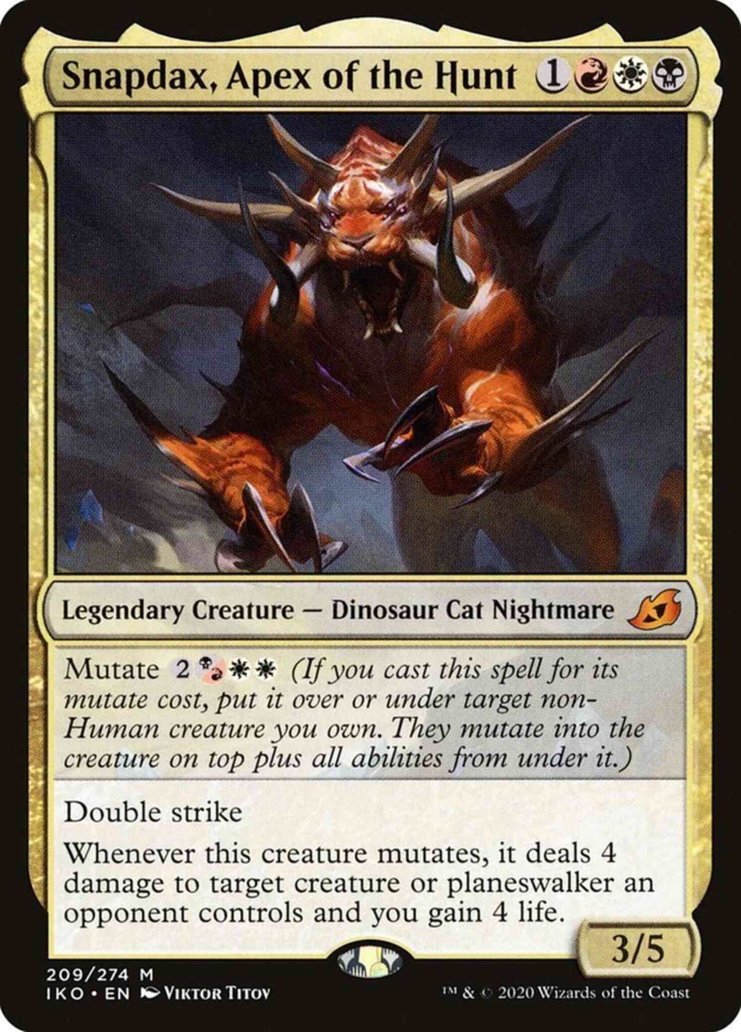 Snapdax, Apex of the Hunt [209] [Ikoria: Lair of Behemoths] [Non-Foil]