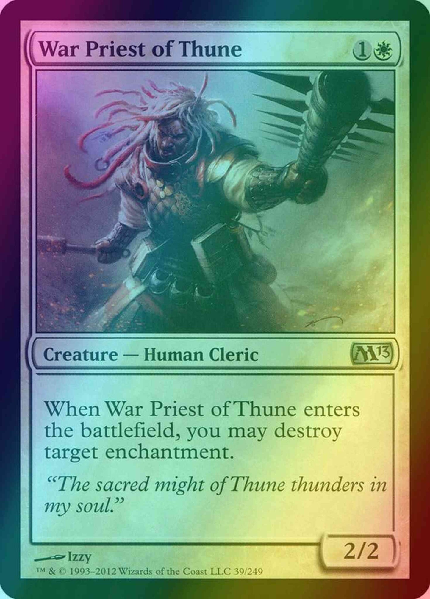 War Priest of Thune [39] [Magic 2013] [Foil]