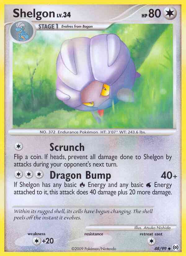 Shelgon - 48/99 - Uncommon [pl4-48] [Reverse Holo]
