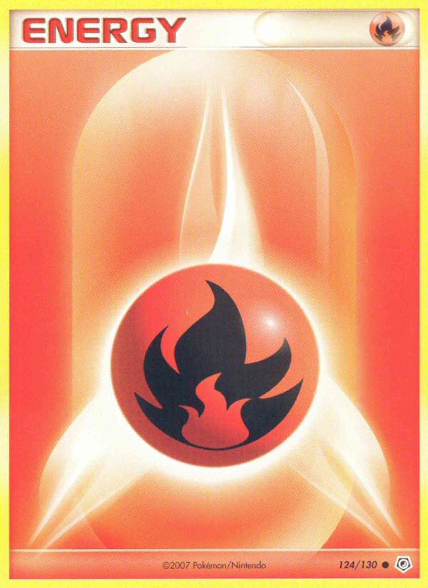 Fire Energy - 124/130 - Common [dp1-124] [Reverse Holo]