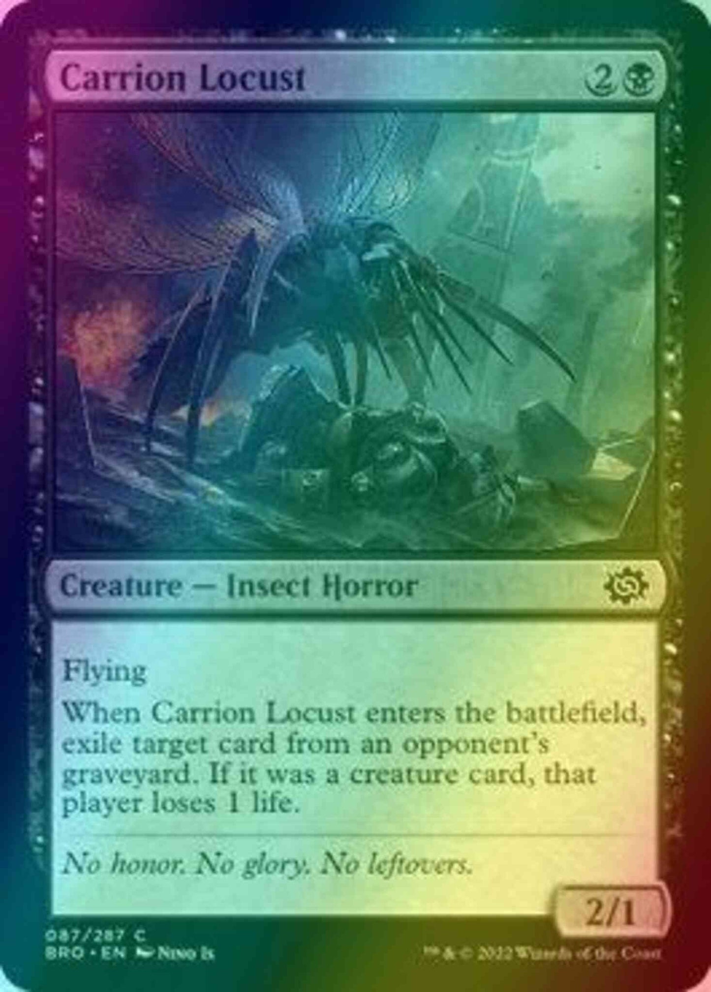 Carrion Locust [87] [The Brothers' War] [Foil]