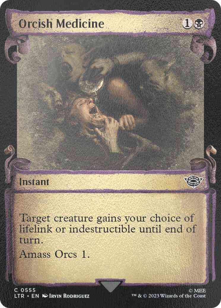 Orcish Medicine [555] [Scrolls Showcase] [The Lord of the Rings: Tales of Middle-earth] [Silver Foil]