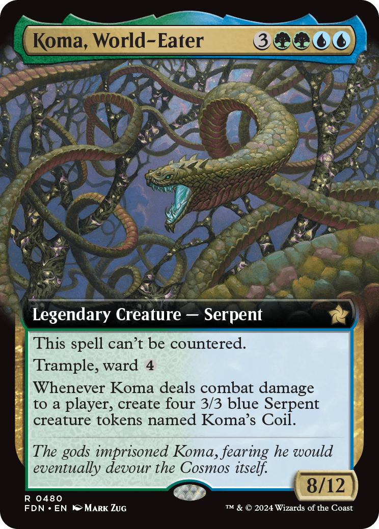Koma, World-Eater [480] [Extended Art] [Foundations] [Non-Foil]