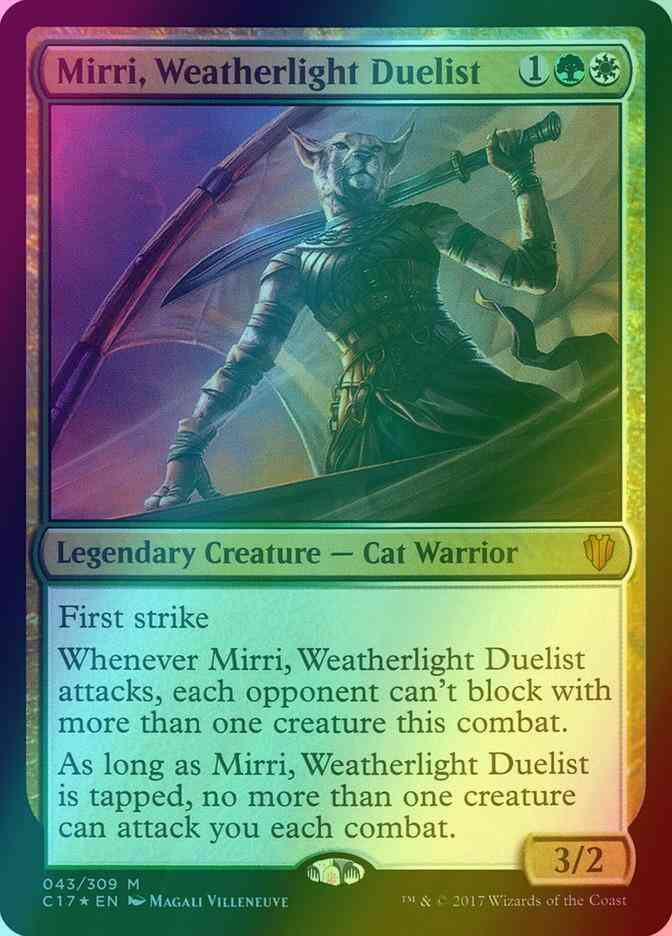 Mirri, Weatherlight Duelist [43] [Commander 2017] [Foil]