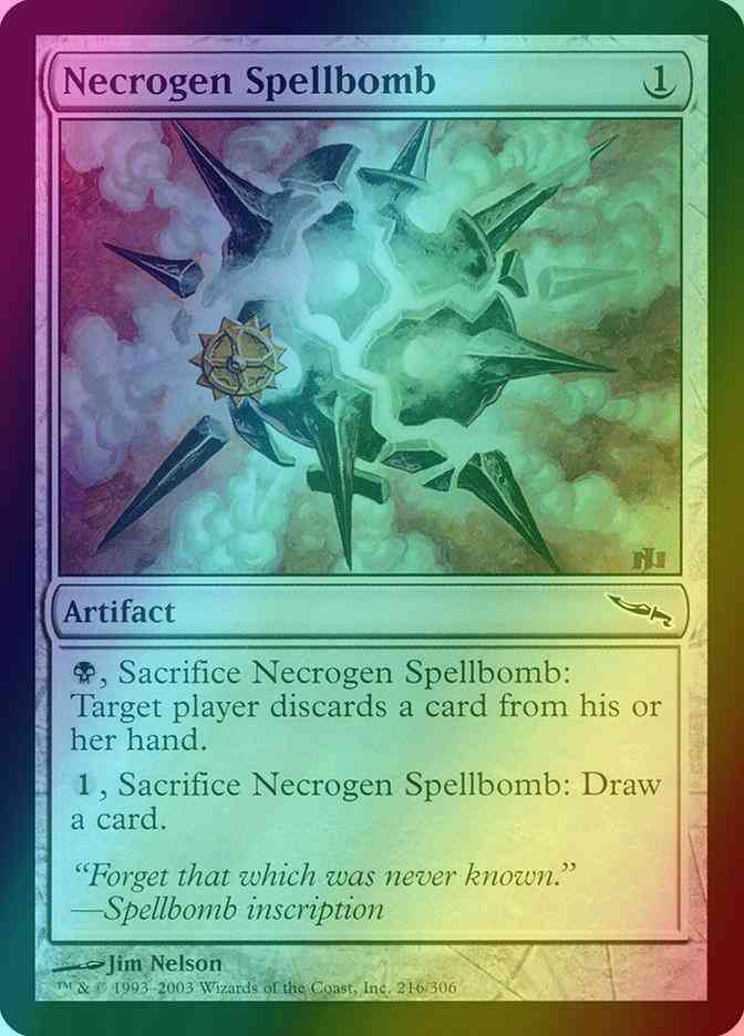 Necrogen Spellbomb [216] [Mirrodin] [Foil]