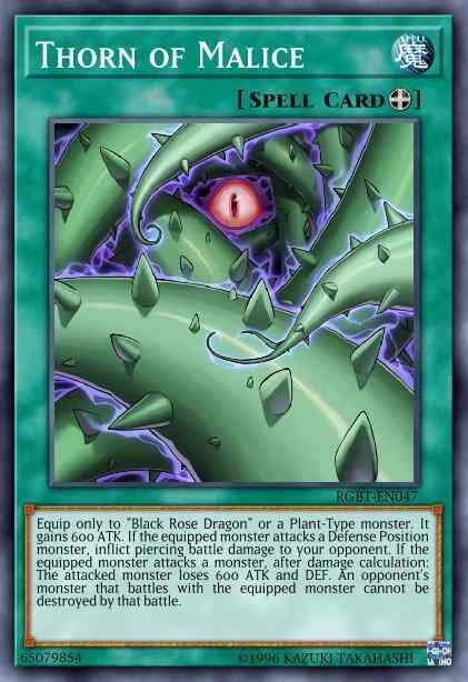 Thorn of Malice - RGBT-EN047 - Common - 1st Edition