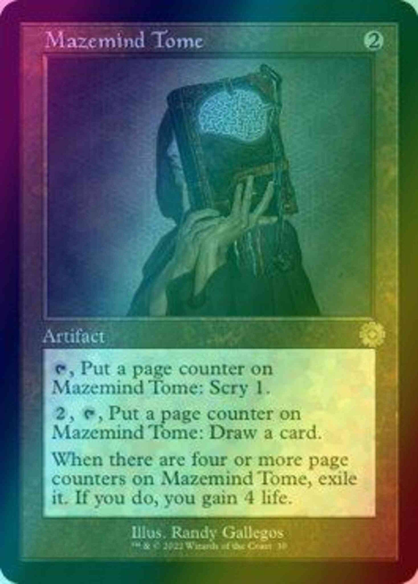 Mazemind Tome [30] [Retro Frame] [The Brothers' War Retro Artifacts] [Foil]
