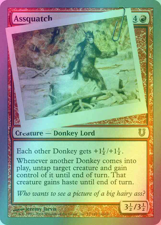 Assquatch [71] [Unhinged] [Foil]