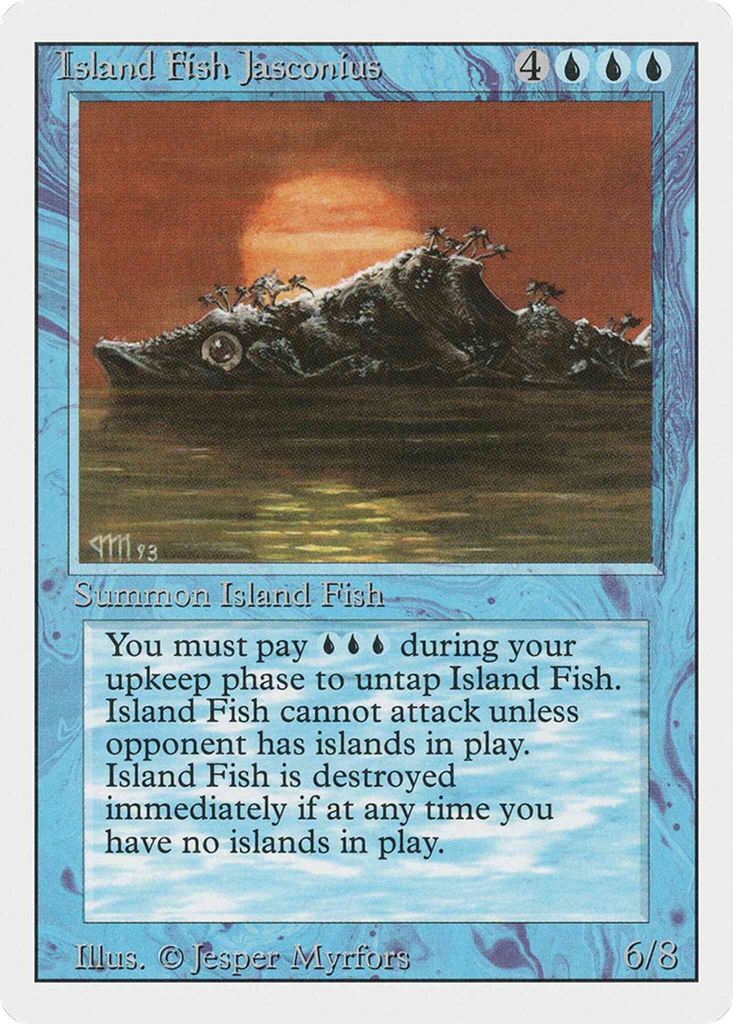 Island Fish Jasconius [61] [Revised Edition] [Non-Foil]