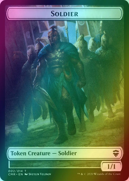 Angel Token (01) // Soldier Token (02) [Commander Legends Tokens] [Foil]