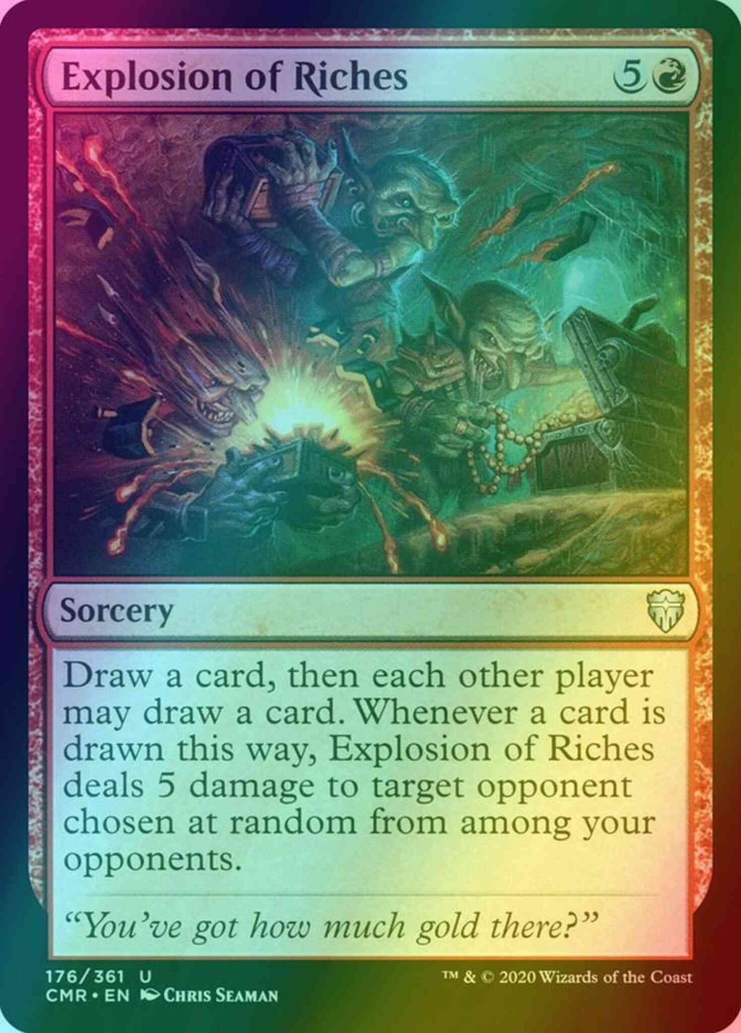 Explosion of Riches [176] [Commander Legends] [Foil]