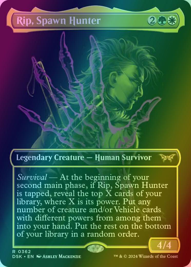 Rip, Spawn Hunter [362] [Borderless] [Double Exposure] [Duskmourn: House of Horror] [Foil]