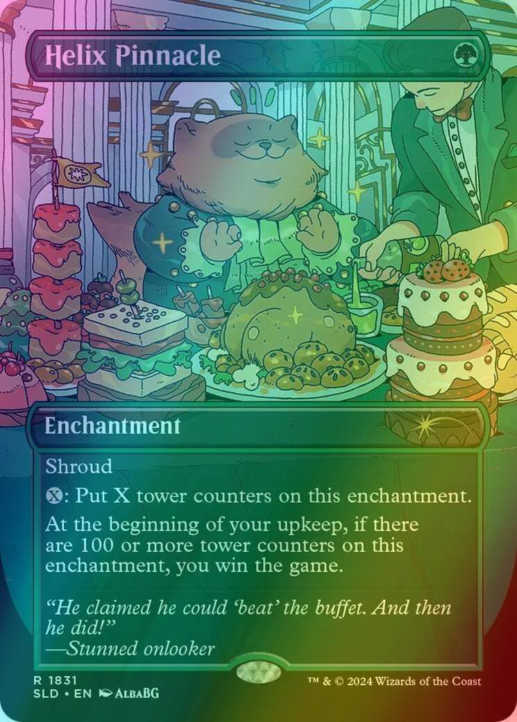 Helix Pinnacle [1831] [Borderless] [20 Ways to Win] [Secret Lair Drop] [Foil]