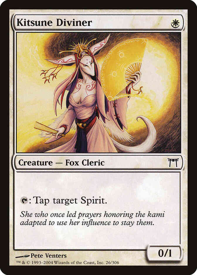 Kitsune Diviner [26] [Champions of Kamigawa] [Non-Foil]