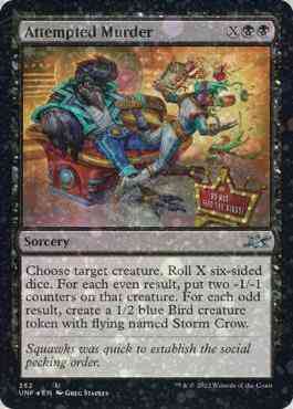Attempted Murder [352] [Unfinity] [Galaxy Foil]