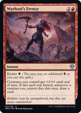Warhost's Frenzy [151] [Dominaria United] [Non-Foil]