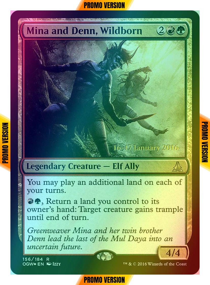 Mina and Denn, Wildborn [156s] [Oath of the Gatewatch Promos] [Foil]