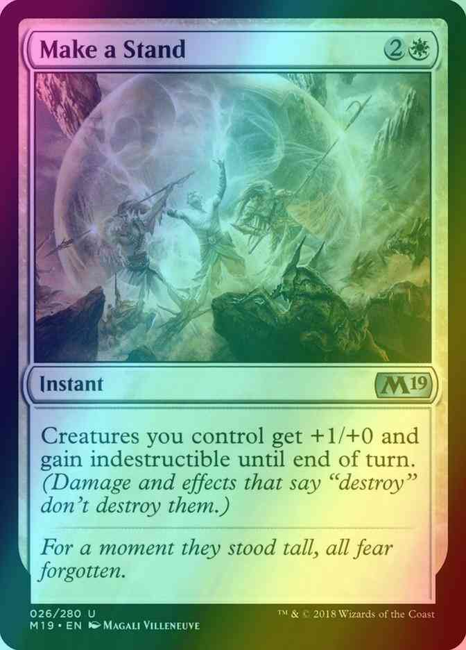Make a Stand [26] [Core Set 2019] [Foil]