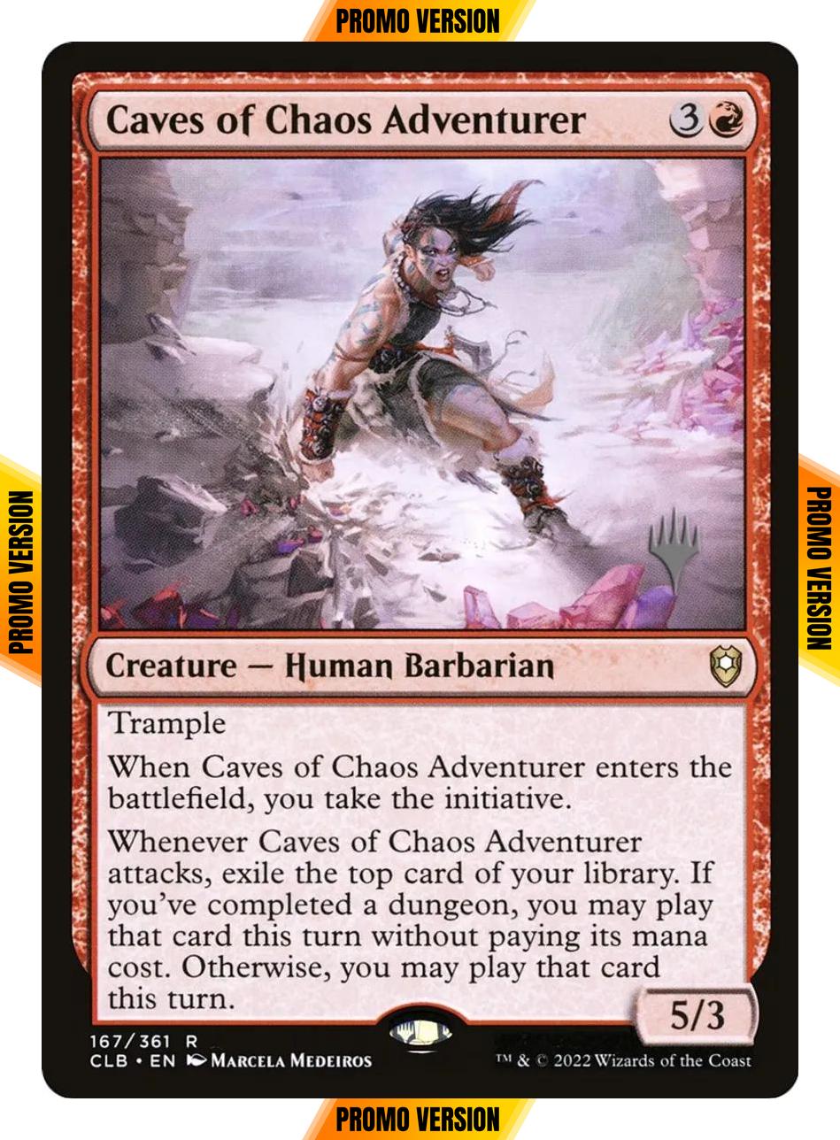 Caves of Chaos Adventurer [167p] [Promo Pack] [Commander Legends: Battle for Baldur's Gate: Promos] [Non-Foil]