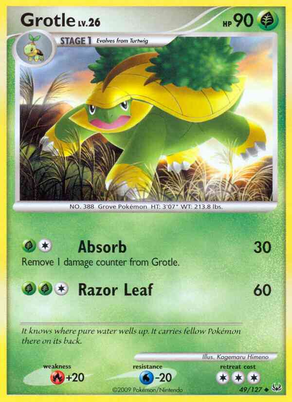 Grotle - 49/127 - Uncommon [pl1-49] [Reverse Holo]