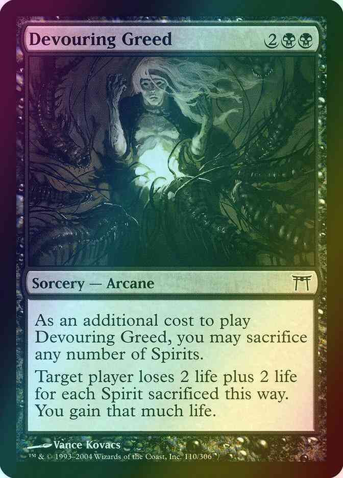 Devouring Greed [110] [Champions of Kamigawa] [Foil]