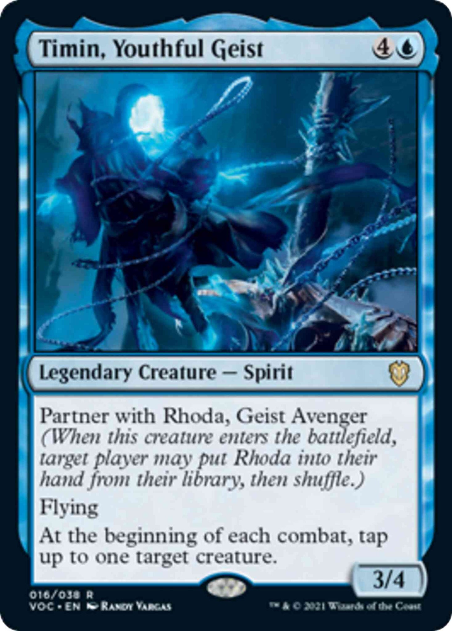 Timin, Youthful Geist [16] [Innistrad: Crimson Vow: Commander] [Non-Foil]