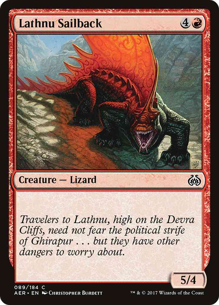 Lathnu Sailback [89] [Aether Revolt] [Non-Foil]