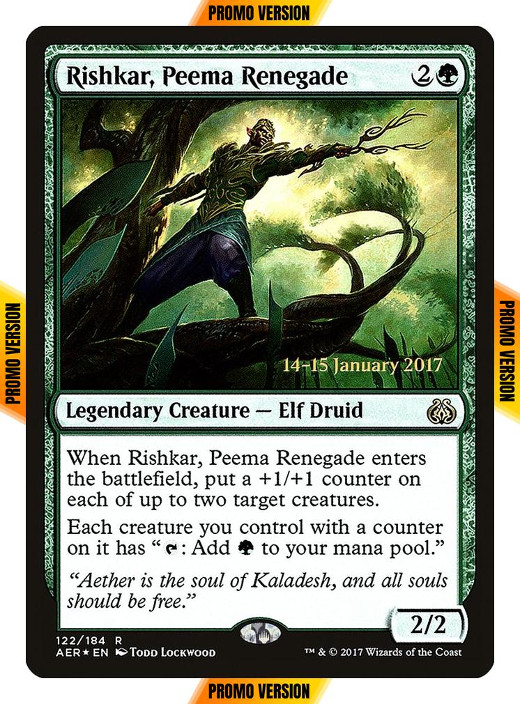 Rishkar, Peema Renegade [122s] [Aether Revolt Promos] [Foil]
