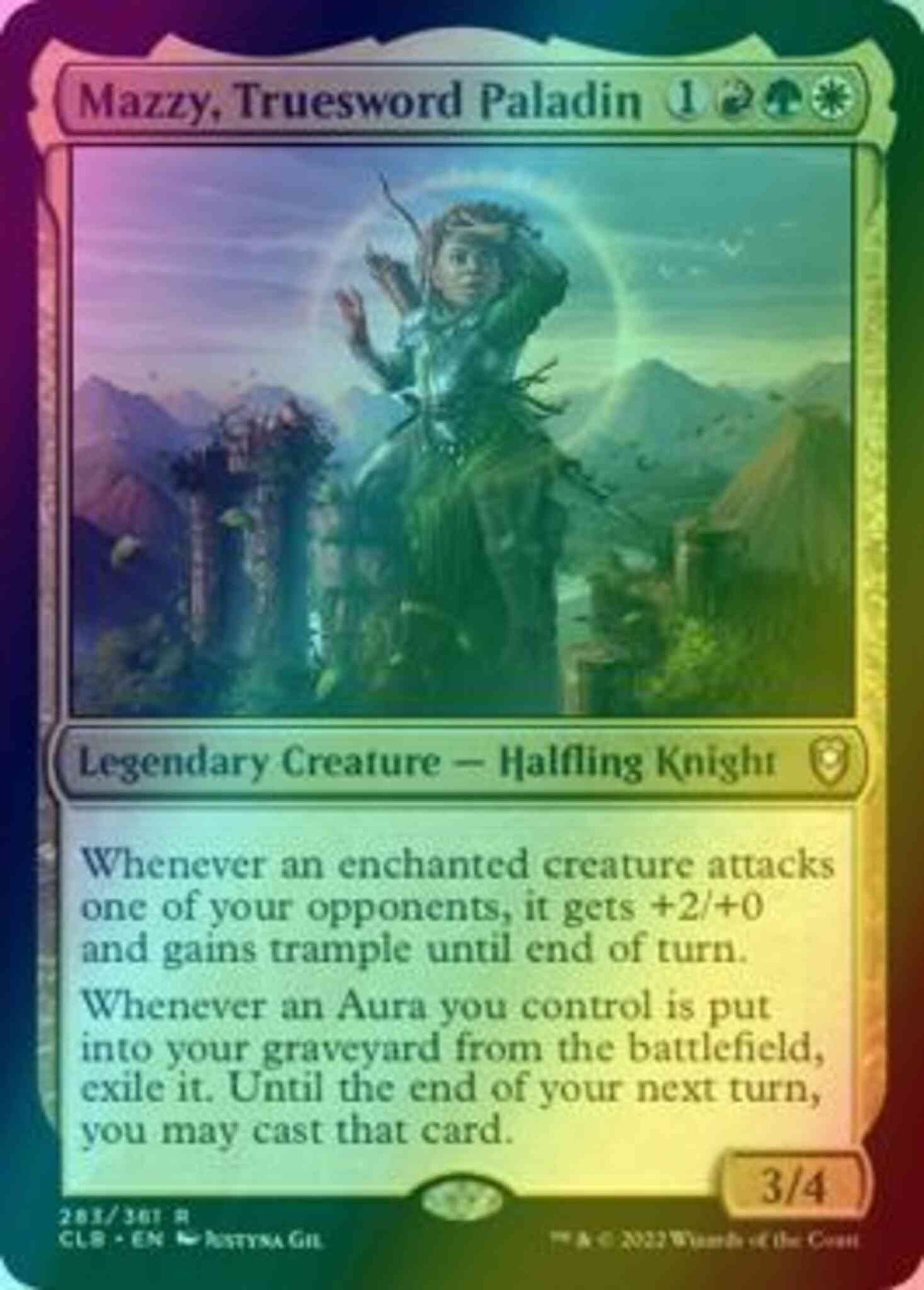 Mazzy, Truesword Paladin [283] [Commander Legends: Battle for Baldur's Gate] [Foil]