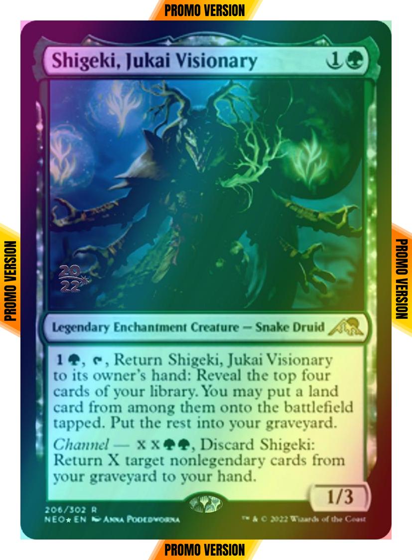 Shigeki, Jukai Visionary [Prerelease] [206s] [Kamigawa: Neon Dynasty: Promos] [Foil]