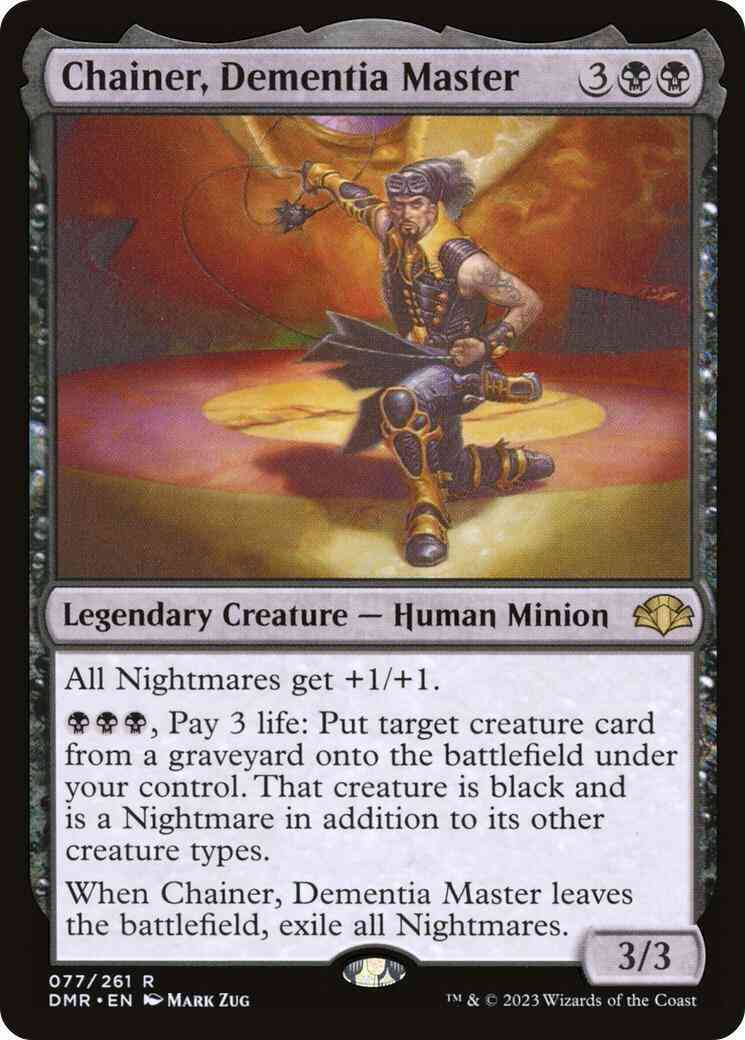 Chainer, Dementia Master [77] [Dominaria Remastered] [Non-Foil]
