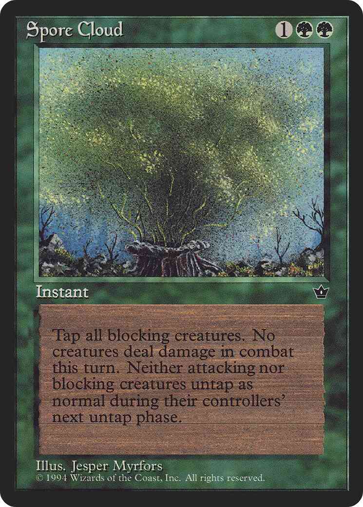 Spore Cloud [Jesper Myrfors] [72b] [Fallen Empires] [Non-Foil]