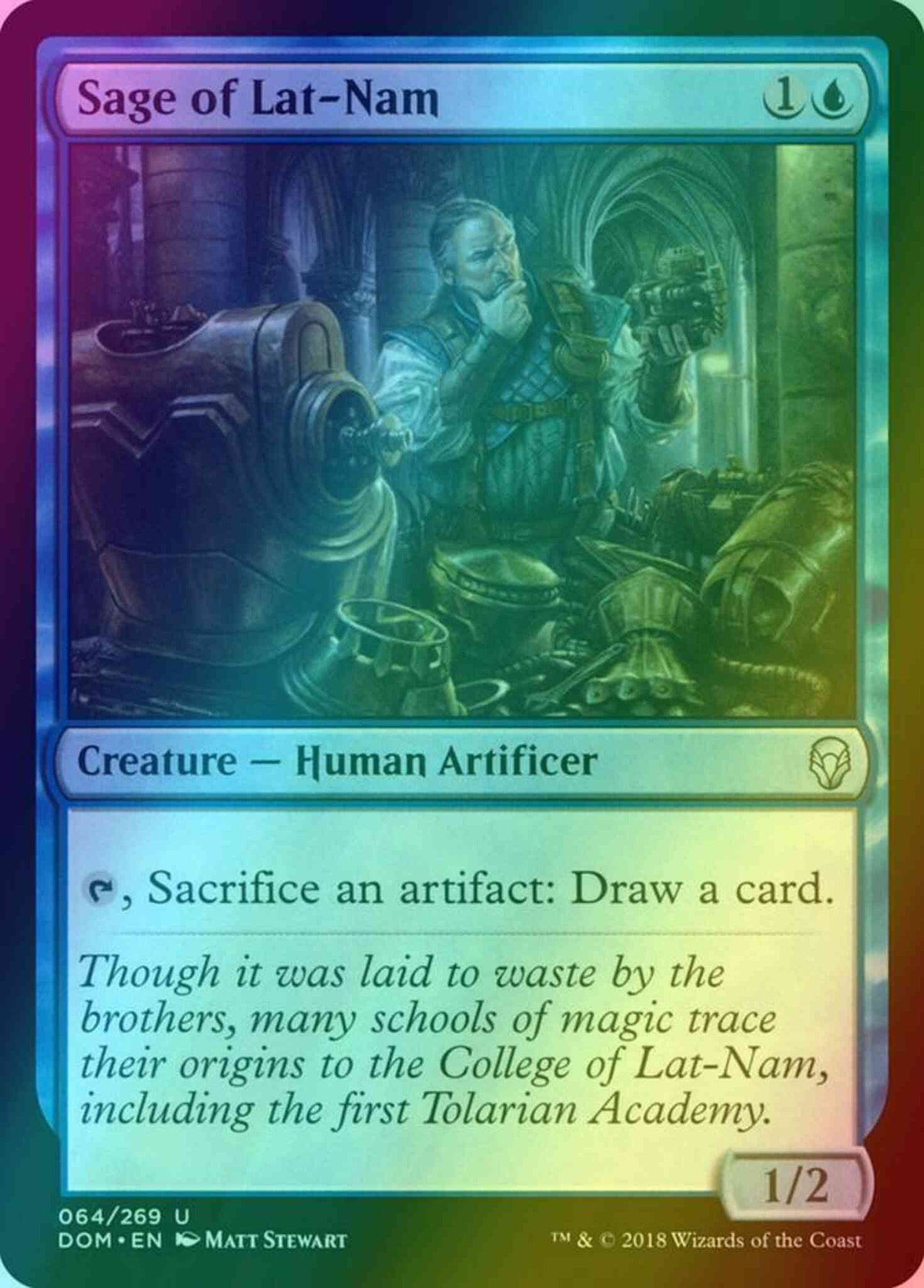 Sage of Lat-Nam [64] [Dominaria] [Foil]