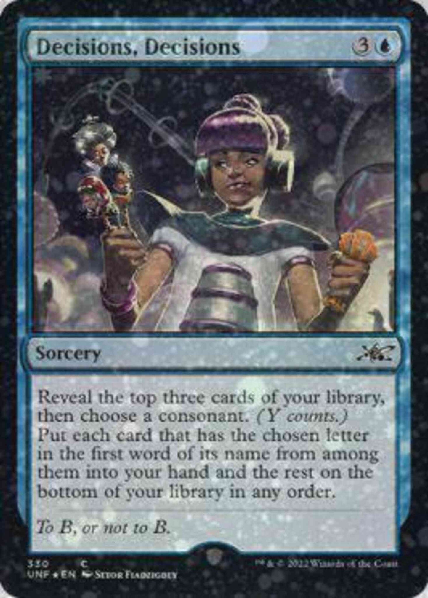 Decisions, Decisions [330] [Unfinity] [Galaxy Foil]